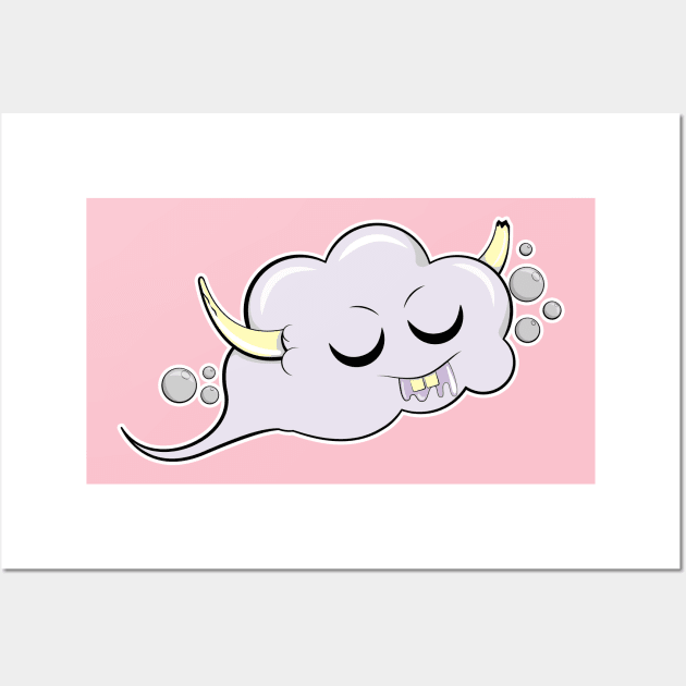 Bad Cloud Sleeping Wall Art by ORTEZ.E@GMAIL.COM